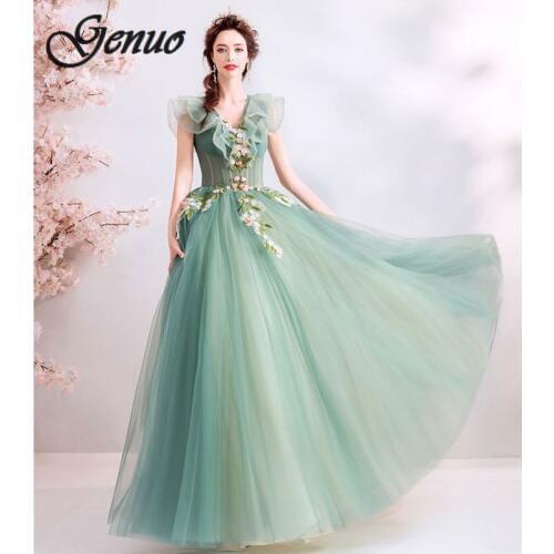 Голубые летние платья Genuo China At AliExpress