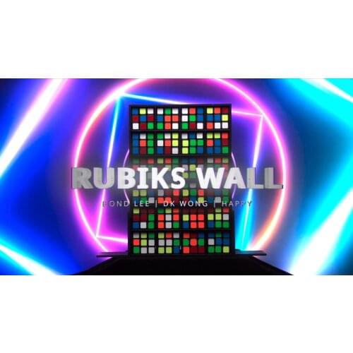 The Perfect Rubik ’s Wall by MS Magic cube Magic Tricks Magia Magician Stage Classic Toys Illusion Gimmicks Prop Funny Mentalism