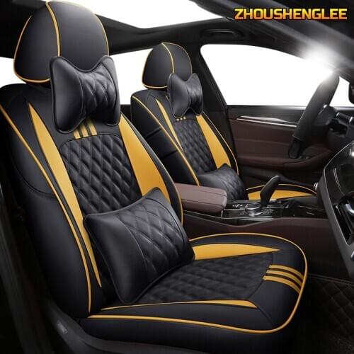 Custom Leather car seat covers For Hyundai Sonata Elantra Tucson i30 IX35 IX25 MISTRA Verna SantaFe ENCINO seat cars