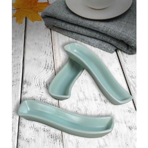 Matte Light Yesil Ivory Olive Grove 3 Pcs 18 Cm Stoneware Earthenware