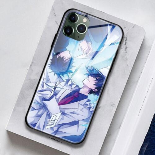 Detective conan Kaito kid art Soft Silicone Tempered Glass For iPhone SE 6s 7 8 Plus X XR XS 11 Pro Max Phone Case Cover Shell