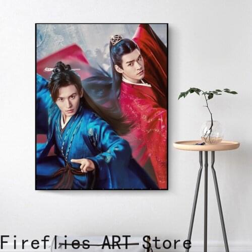 Full Square Drill Diamond Painting Word of Honor Shan He Ling Diamond Embroidery Diamond Mosaic Cross Stitch Kits Home Decor