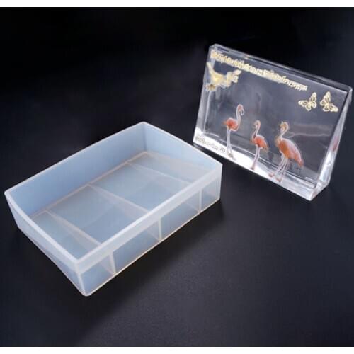 2021 New Rectangle Photo Frame Resin Pendant Jewelry Silicone Mold DIY Crafts Cake Making Tools UV Epoxy Molds 2020 trend