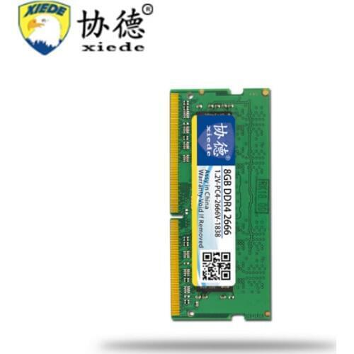 For Games XieDe Memory Ram DDR4 2666Mhz 4GB for Laptop Notebook Sodimm Memoria Compatible With DDR 4 2666 Mhz 8GB 16GB PC4-2666V