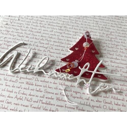 PP Craft metal cutting dies cut die mold small Love Christmas tree Scarpbook paper craft knife mould blade punch stencils dies