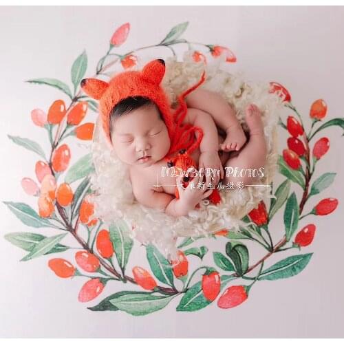 150*150cm Baby Photography Blanket Floral Baby Background for Photo Studio Newborn Photography Prop Backdrop ,#P2481