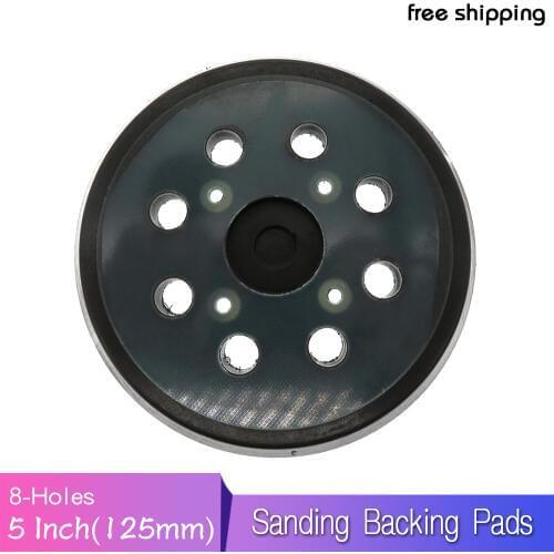 5 Inch 125mm 8-Hole Sanding Backing Pads 4 Bolts Sanding Pad Polishing And Grinding For Makita Abrasive Power Tool Accessories