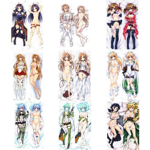 Sword Art Online character asuna leafa kirigaya suguha SAO Anime Dakimakura Otaku Pillow Case Hugging Body Pillowcses