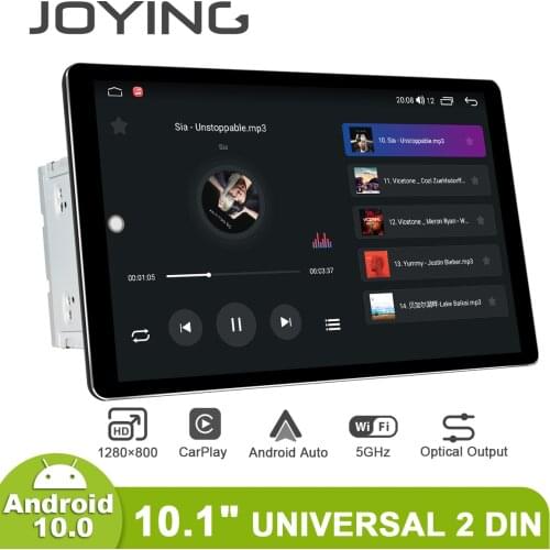 JOYING 10.1 Inch 2 Din Universal Car Radio Stereo GPS Naviagtion 4GB+64GB/6GB+128GB Android Auto With Carplay 1280*800 4G BT
