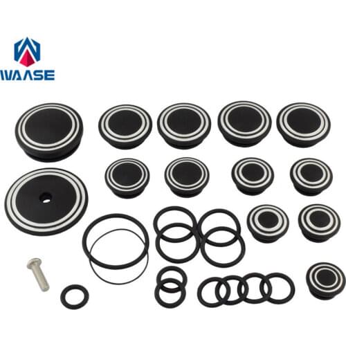 Waase For BMW R Nine T NineT R9T 2013 2014 2015 2016 2017 2018 2019 2020 Aluminum Frame Hole Flug Caps Cover Set