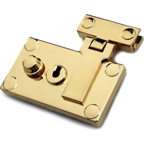 1 pcs Metal Push Lock Novel Design Twist Lock For DIY Handbag Bag Purse Luggage Hardware Closure Bag Parts Accessories