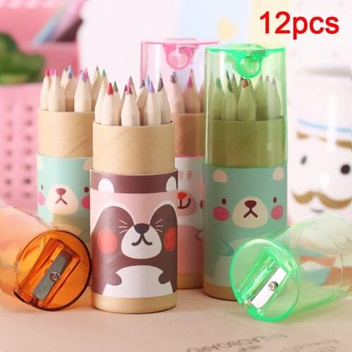 12pcs Sketch Wooden Painting Colorful Pencils For Child Artist Drawing Pencils