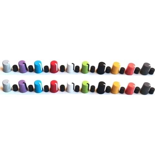 20pcs Rotary Knob NI For Traktor Kontrol Z1 Z2 S2 S4 S5 S8 DJ Controller Mixer