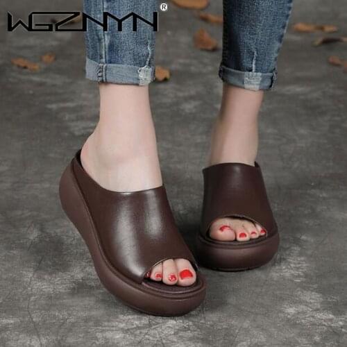 2021 Women Thick Platform Slippers Summer Beach Eva Soft Sole Slide Sandals Leisure Men Ladies Indoor Bathroom Anti-slip Shoes
