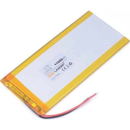 3.7V 11000mAH 1256126 polymer lithium ion battery Li-ion battery for POWER BANK MP3 MP4 tablet pc E-BOOK