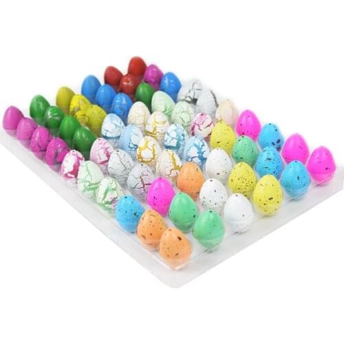 5pcs/lot Novelty Gag Toys Children Toys Cute Magic Hatching Growing Animal Dinosaur Eggs For Kids Educational Toys Gifts ZLL