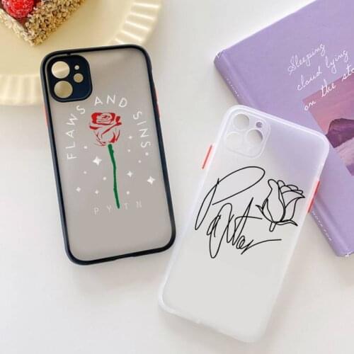 YNDFCNB Payton Moormeier Phone Case for iPhone X XR XS 7 8 Plus 11 12 pro MAX Translucent Matte Shockproof Case