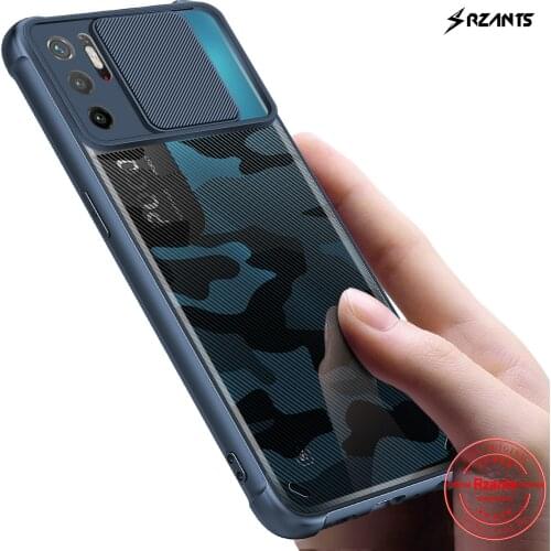 Rzants For Xiaomi POCO M3 PRO Redmi Note 10 5G 4G Case Hard [Camouflage Lens] Camera Protection Hlaf Clear Cover