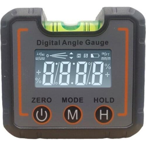 Digital Protractor Angle Gauge Finder Bevel Box Level Bubble Vial 360 Degree T5UC