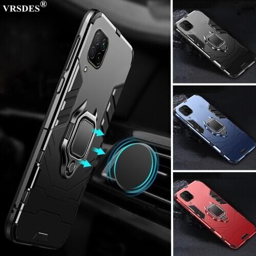 For Huawei P40 Lite P30 P20 Pro Cover Shockproof Bumper Magnetic Car Holder Case For Huawei P20 P30 P40 Lite E P30 P40 Pro Funda