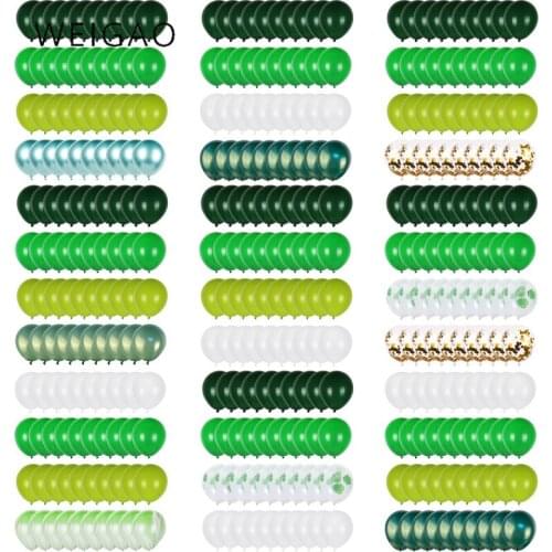 40pcs Balloon Set Confetti Metallic Jungle Safari Birthday Party Wedding Decoration Anniversary Globos Baby Shower Balloons