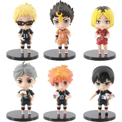 Anime Haikyuu Figure Toys Volleyball Hinata Shoyo Oikawa Toru Kozume Kenma Kageyama Tobio Figurine Model Dolls