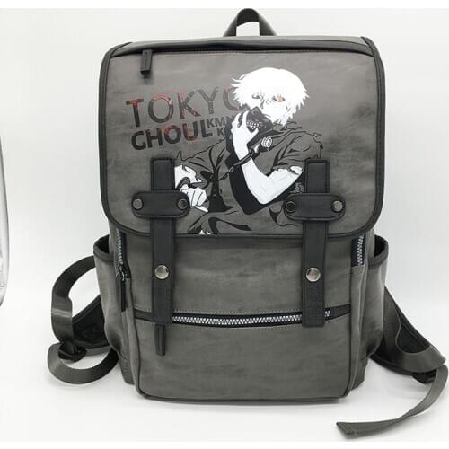 IVYYE Tokyo ghoul Fashion Anime PU Backpacks School Cartoon Backpack Casual Bags Travel Knapsack Unisex New