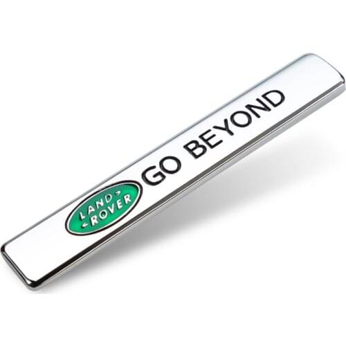 3D Metal Car Styling Sticker Fender Trunk Emblem Badge For Land Rover Range Rover Discovery Freelander Evoque Defender Velar