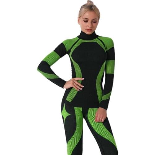 Fashion Seamless Knitted Sexy Long Sleeve Yoga Shirts for Women 2021 New Arrival High Quality Sports Fitness Outdoor Top Cloth