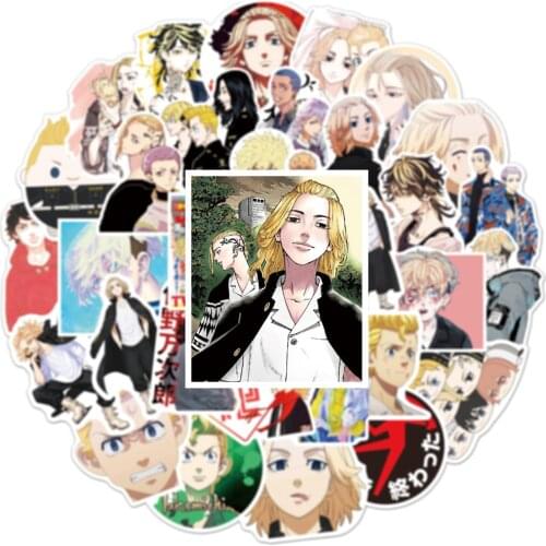 10/50pcs/lot Japanese Anime Tokyo Revengers Graffiti Stickers for Luggage Car Guaitar Skateboard Phone Laptop DIY Bicycle Decal