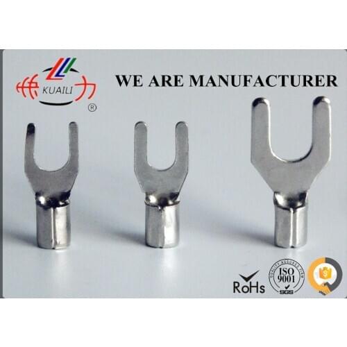 100PCS NON-INSULATED Spade Terminal SNB 3.5-5