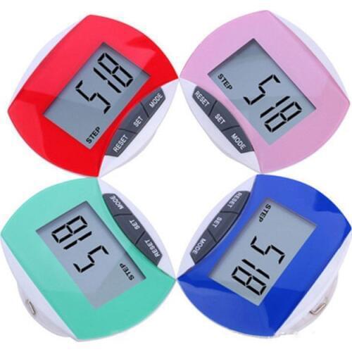 New Step Counter Fitness Digital Pedometer Waterproof Step Movement Calories Counter