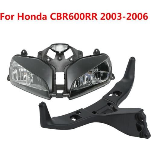 Motorcycle Front Headlight & Upper Fairing Stay Bracket For Honda CBR600RR CBR 600RR 03-06