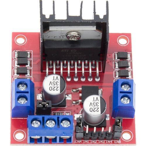 Free Shipping 50pcs/lot L298N motor driver board module L298 for stepper motor smart car robot