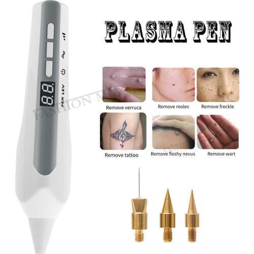 LCD Plasma Pen Eyelid Lift Fibroblast Wrinkle Spot Tattoo Mole Removal Laser Plasma Pen plasmapen for Face Skin Lift Home Salon