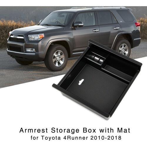 Armrest Storage Box for Toyota 4Runner 2010 2011 2012 2013 2014 2015 2016 2017 2018 Central Console Glove Tray