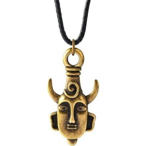 Retro Gothic Necklace Surrounding The Evil Forces Supernatural Dean Wearing The Amulet Necklaces Pendant Leather Necklace Gift