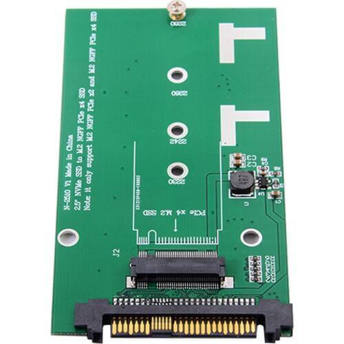 SFF-8639 NVME U.2 to NGFF M.2 M-key PCIe SSD Adapter for Mainboard Replace Intel SSD 750 p3600 p3700