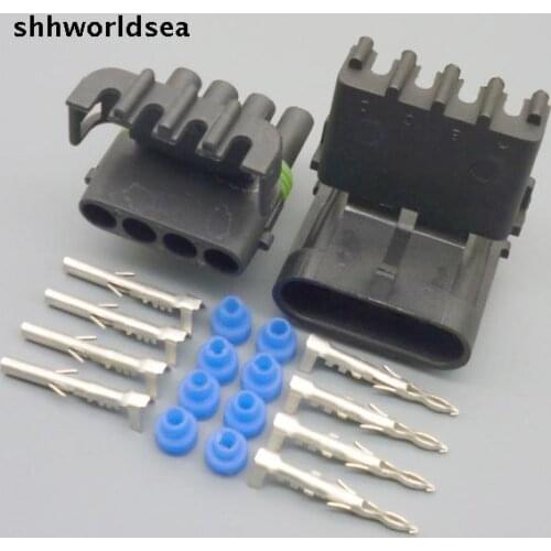 Shhworldsea 5/30/100sets 2.5mm 4p male and female for Camaro Firebird Corvette 82-84 Large Cap Connector Pigtail NEW