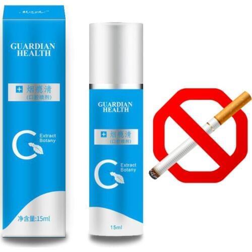 Mouth Oral Spray Quit Smoking Anti Smoke Bad Breath Freshener Treatment Herbal M89F
