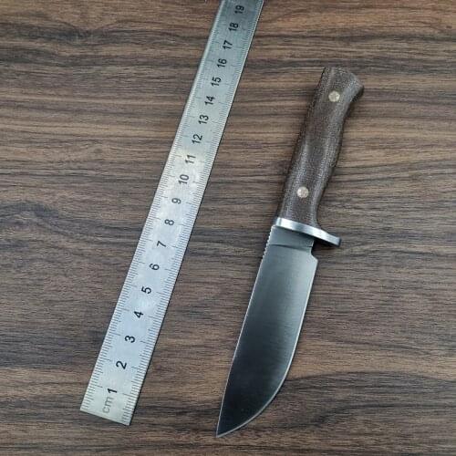 M390 Steel Outdoor Fixed Blade Knife Hunting Knife Field Straight Knife Self-Defense Survival Sharp Fruit Tactical Knife