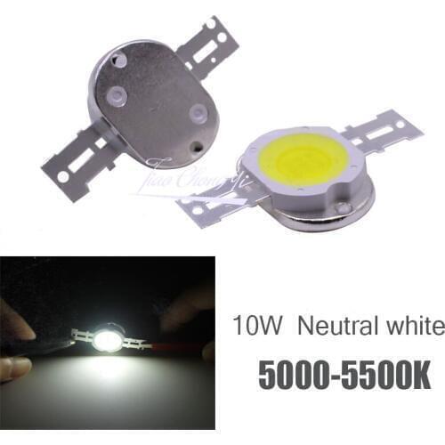 High Power LED Chip 10W Neutral White 4000k 5000-5500k Lighting Beads 9-12v 1050mA Integrated Matrix Bulb COB Lamp
