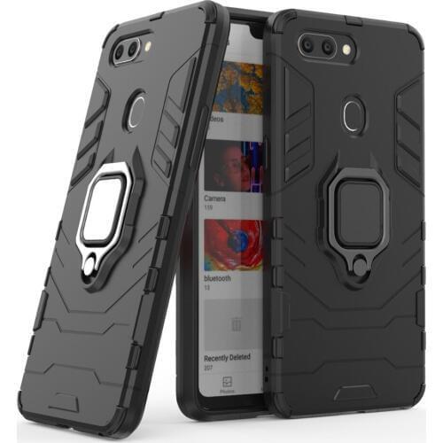 Shockproof Kickstand Armor Case For OPPO R9 R9S R11 R11S R15 Plus Heavy Duty Protection Hard PC TPU Cover For R17 Plus