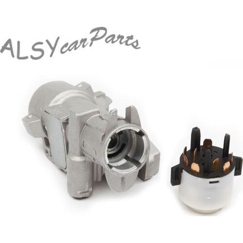 YIMIAOMO Steering Lock Housing 4B0 905 851B Ignition-/Starter Switch 4B0 905 849 For Audi A4 A6 VW Jetta MK4 Golf MK4 Seat Skoda