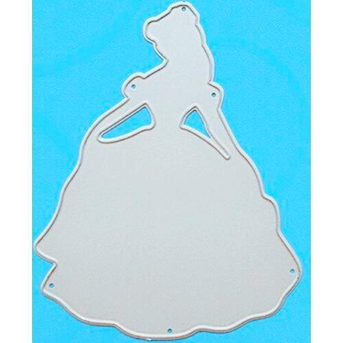 YLCD1021 Princess Metal Cutting Dies For Scrapbooking Stencils DIY Album Cards Decoration Embossing Folder Die Cuts Template