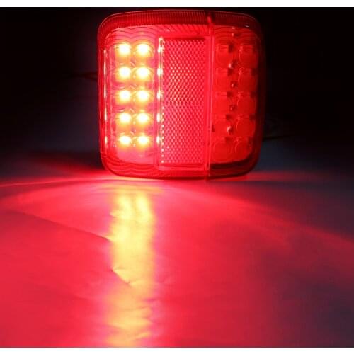 12V 26led Tail Light Tail Light Turn Signal Light Trailer Truck Caravan Brakelamp Rear Reversing Lamp License