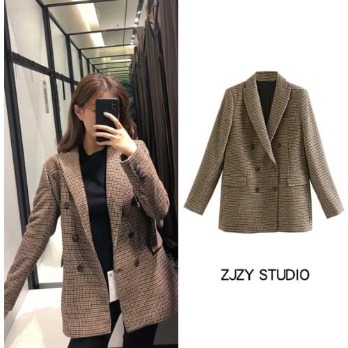 Womens Clothing Coats Jackets Tailored Coat Woolen Long Winter Female Casual Parkas High Street Overcoat