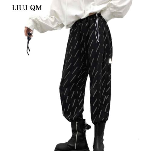 2021 Women Pant Plus Velvet Thick Loose Feet Casual Pants Womens High-waisted Thin Autumn Winter New All-match Sports Pants