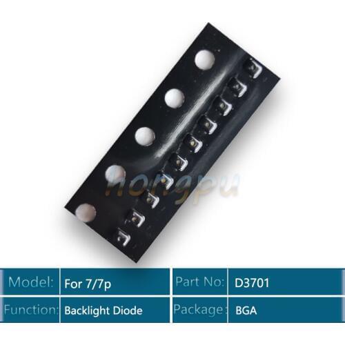 10-100pcs/lot D3701 NSR05F30NXT5G For iphone 7/7 plus D4601 LED Backlight Driver boost Diode glass IC Chip
