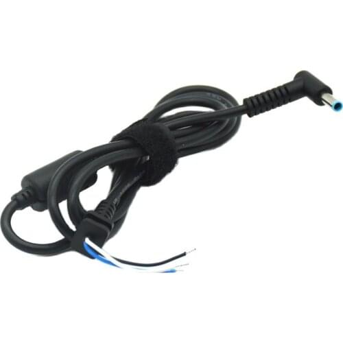 4.5x3.0 DC Power Charger Plug Cable Right Angle Connector with pin for Hp Envy Laptop Adapter DC connector 4.5*3.0mm Cable Cord
